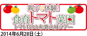 親子で体験　食育トマト菜園